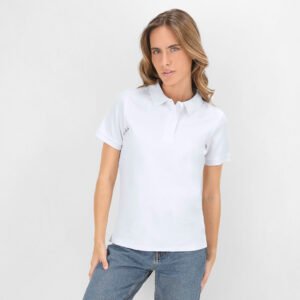 Polo Donna Bianco Koupan